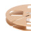 1/4 5in Aluminum Empty Reel - Gold, 4-Hole 6
