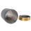 Small Desktop Trash Can 304 Stainless Steel Black 10