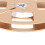 1/4 5in Aluminum Empty Reel - Gold, 4-Hole 8