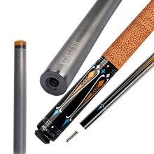 Konllen Carbon Fibre Pool Cue Stick Stick Professional Cues (Full Carbone Technology Fow Deviction Billard Cue Stick 12,5 mm 147 cm)