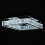 Living And Home (White Light) 25W Rectangular Crystal Ceiling Light Chandelier 5