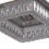 Living And Home (White Light) 25W Rectangular Crystal Ceiling Light Chandelier 6