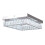 Living And Home (White Light) 25W Rectangular Crystal Ceiling Light Chandelier 4