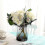 Wedding Decoration Hydrangea Simulation Hydrangea Head 2pcs Fake Flowers Head for Wedding 2