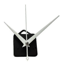 (As show, One size) Wall Clock Movement Kit Set Simple Clock Movement Kit For Home Hotel School (a Watch Core And 3 Pointers, Packing Without Battery)
