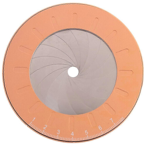 (As show, One size) Adjustable Circle Drawing Ruler Tool, Professional Round Circle Drawing Tool, Measuring Ruler (1Pcs) 1
