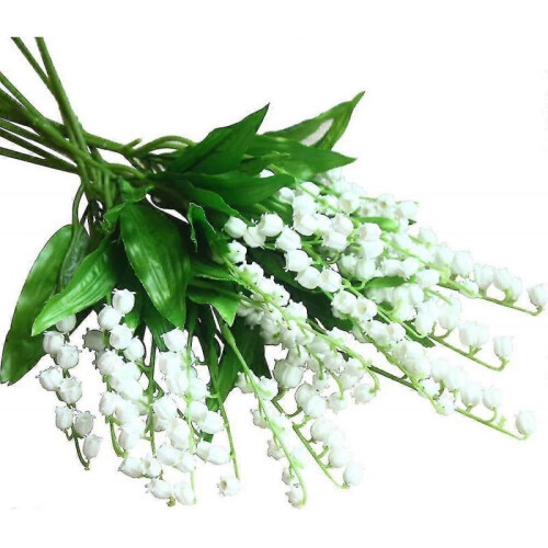 Lily Of The Valley Artificial Plastic Bouquet for Decor