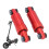 1 Pair Rear Shock Absorber, Electric Scooter, Red 16