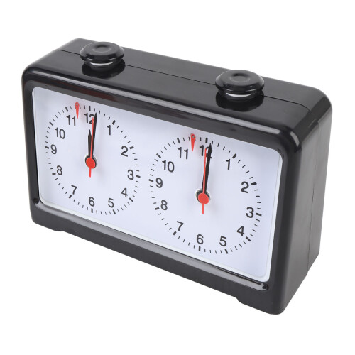 Mechanical Analog Chess Clock, ABS, 1x AA, Quiet