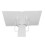 Multifunction Desktop Book & Tablet Holder with Ergonomic Design White Finish 12