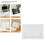 Multifunction Desktop Book & Tablet Holder with Ergonomic Design White Finish 6