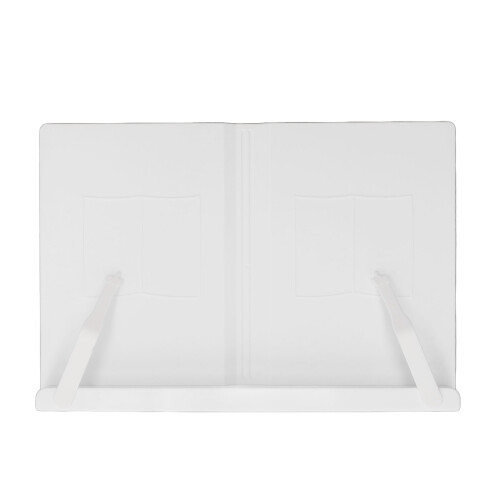 Multifunction Desktop Book & Tablet Holder with Ergonomic Design White Finish 2