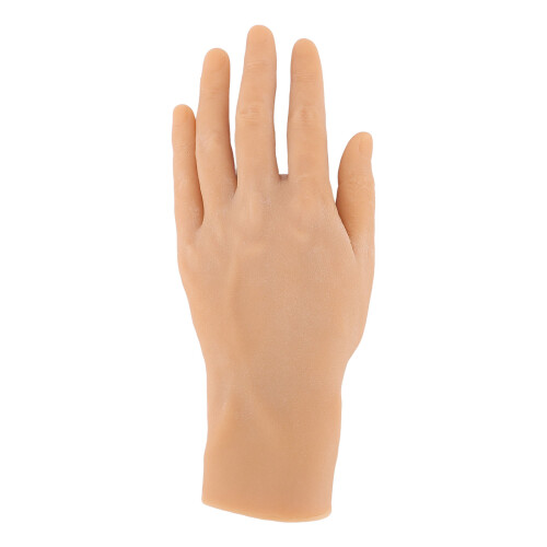 Realistic Silicone Male Hand Model, Left, Flexible 1