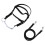 Nylon Black Bridle Rope S for Ponies 1.3m 12