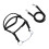 Nylon Black Bridle Rope S for Ponies 1.3m 6