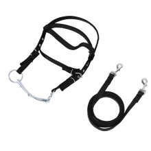 Black Nylon Adjustable Bridle Rope S Ponies 1.3m