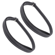2pcs Cowhide Thickened Stirrup Strap, Elastic