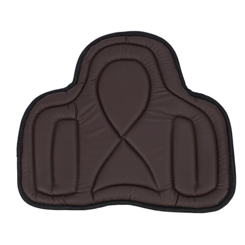 Saddle Pad PU Leather Close Fit Brown Western 1