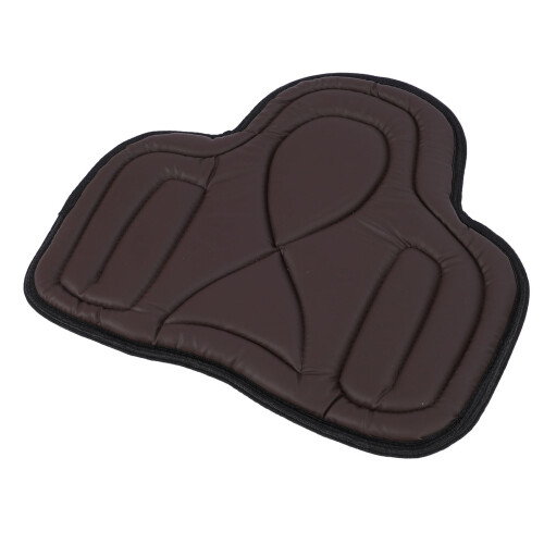 Saddle Pad PU Leather Close Fit Brown Western