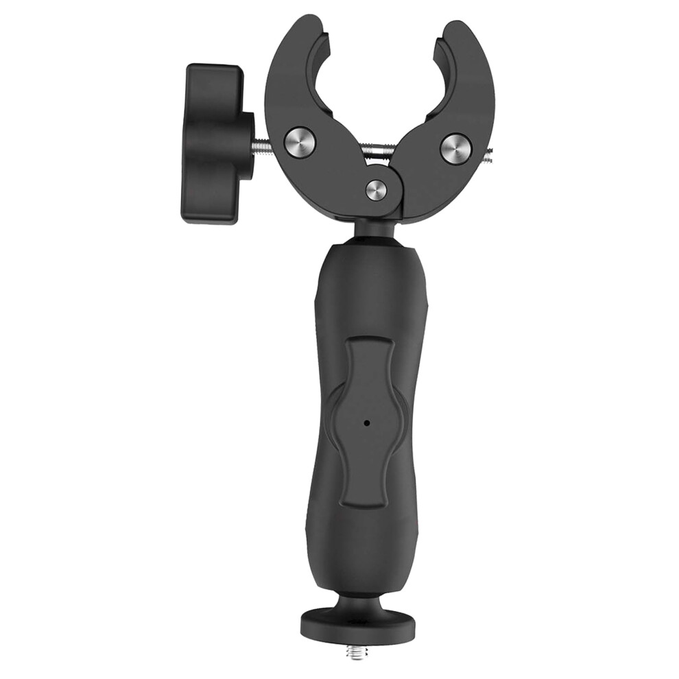 Pole Clamp Mount For Mini Satellite Device Universal Adjustable Angle Bracket With Adapter On Rv Ladders Yacht Poles Mount And Adapte Black 8321296646072