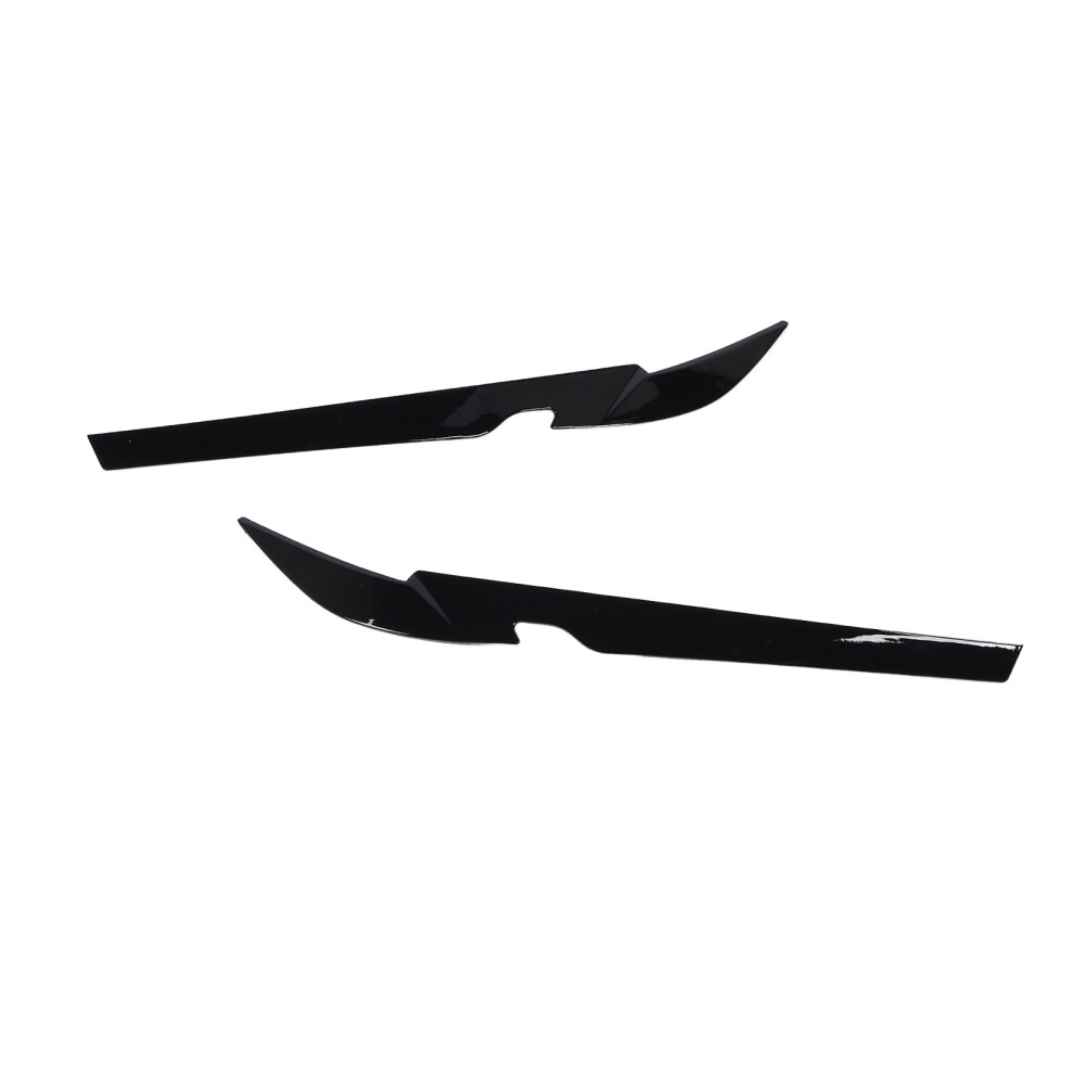 G30/G31 Front Headlight Eyebrow Glossy Pair Black 7891296646514