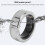 Smart Ring ID 21.5mm/0.85in 18mAh Silver Size 8 6
