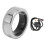 Smart Ring ID 21.5mm/0.85in 18mAh Silver Size 8 3