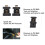 8PCS Tire Deflator Valve Kit 10-30 PSI Auto Stop 6