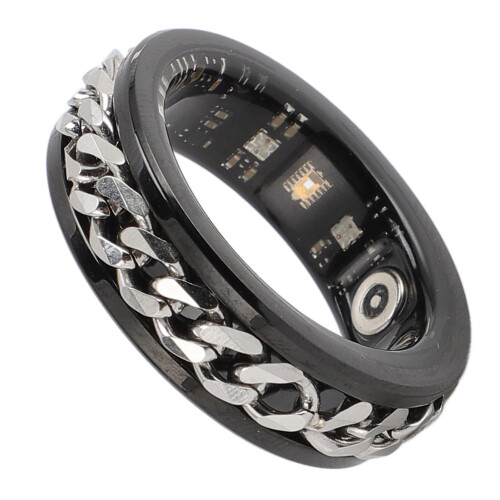 Smart Ring 20mAh Stainless Silver 22.4mm/0.88in 2