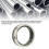 Smart BT Ring IP68 Ti Steel 18mAh Size 13 Silver 4