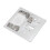Needle Plate for 7256-7446, 8.5x7.8cm, sewing 13