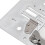 Needle Plate for 7256-7446, 8.5x7.8cm, sewing 10