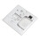 Needle Plate for 7256-7446, 8.5x7.8cm, sewing 12