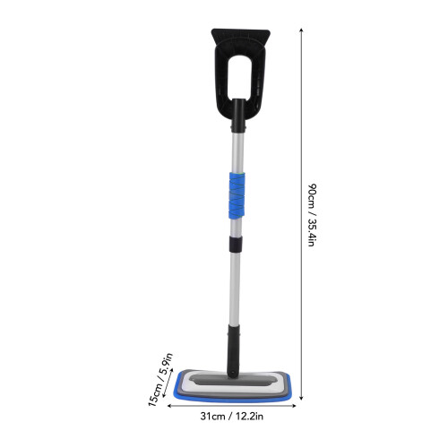 Snow Broom Ice Scraper AluminiumAlloy 710.00g Blue 1