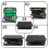 Portable Putter Set Right-Hand, 2x AA, PU Leather 7