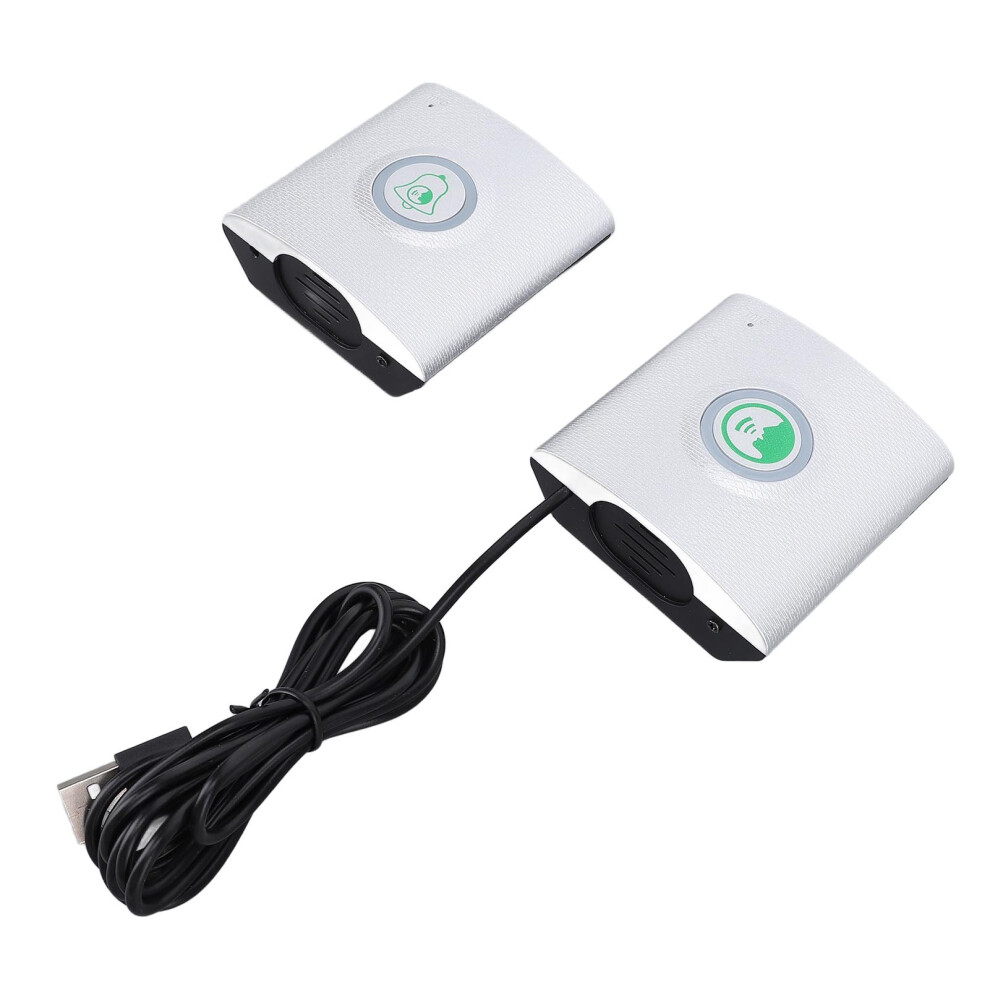 Long Range Wireless 2-Way Doorbell Silver 1200Mah 3061296652172