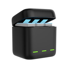3-Slot Type-C Box 4.48V 650mA*3 58x52x59mm Black