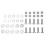 Stainless Rear Crossmember Bolt Kit Series 2/2a/3 10