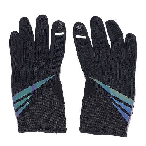 1 Pair Full Finger Cycling Gloves, Size 8.5-9.5cm 2