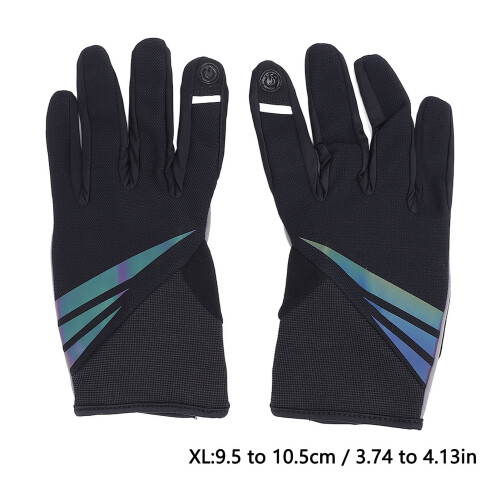 Valve Lining Cycling Gloves 1 Pair Black9.5-10.5cm 1