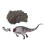 Dinosaur Model Set Realistic Plastic Figure Toy 2