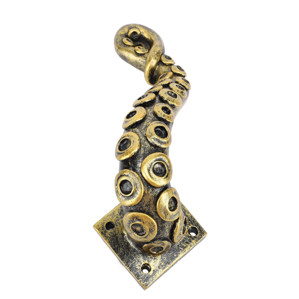 Octopus Tentacle Door Handle Resin Heavy Duty Bronze Cupboard Pull 125Mm 4611296655575