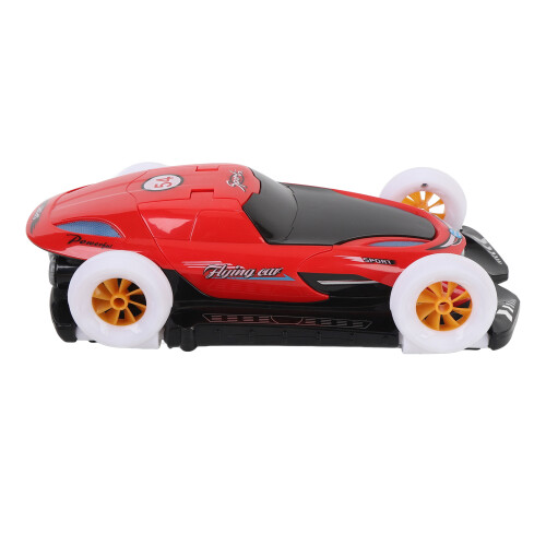 Red 4-Wheel Transforming Electric Car Toy, 3xAA 1