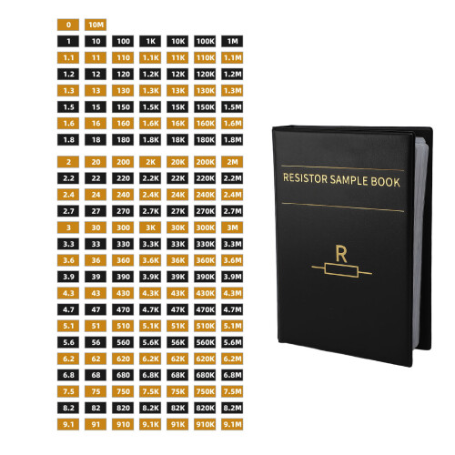 SMD Resistor Sample Book 170 Values 50pcs Each 1% 2