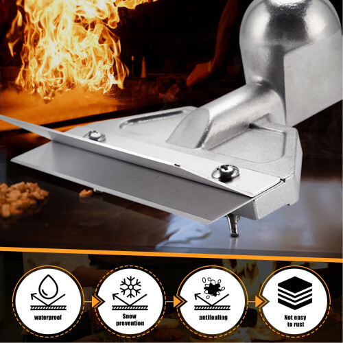 Griddle Scraper with Aluminum Handle, 34.99oz 2
