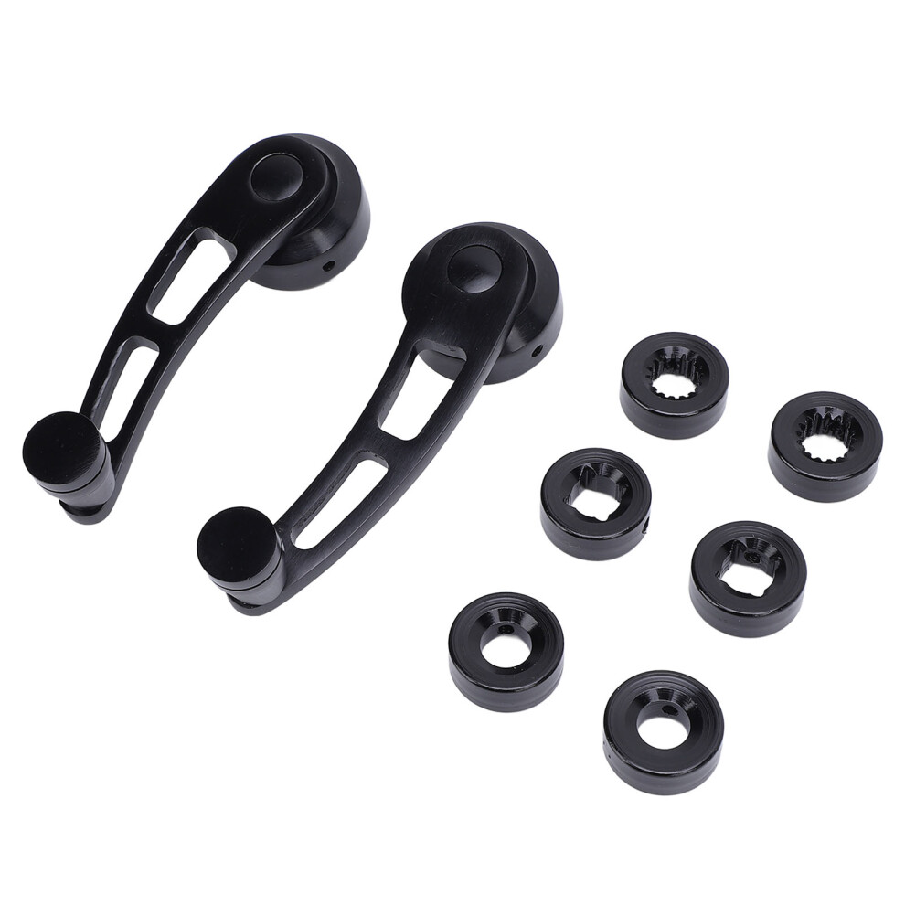4 1/4 Inch Window Crank Handle Kit Billet Aluminum Black Coating Long Lasting Lightweight for Hot Rod-image-OPC-PH9FPQQ-NEW