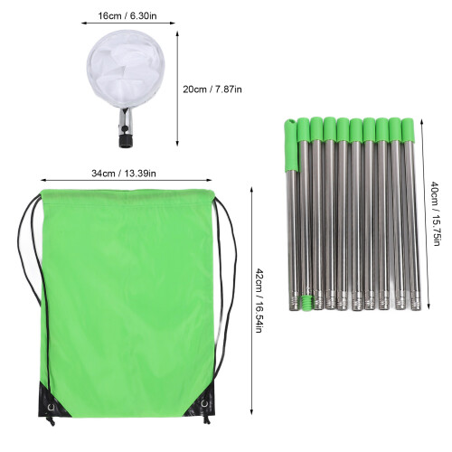 Fruit Picker Stainless Steel Long Pole 16x20cm 1