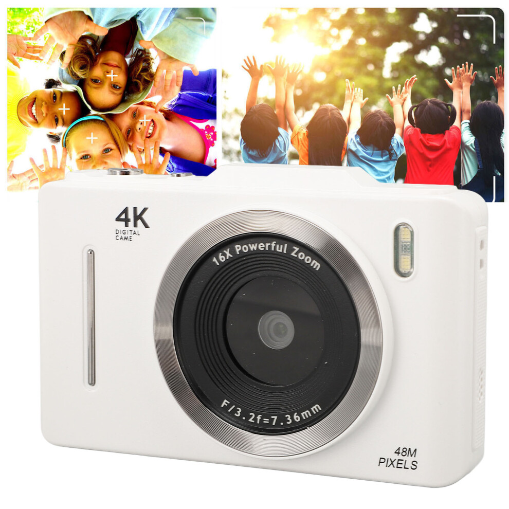 Digital Video Camera 2.8 Inch 4K 48MP Automatic Focusing 16X Zoom Vlogging Camera Recorder 64GB-image-OPC-PH9FPWK-NEW