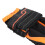 4 Pcs Dog Boots Size 6, 6cm Black/Orange 10