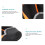 4 Pcs Dog Boots Size 6, 6cm Black/Orange 4